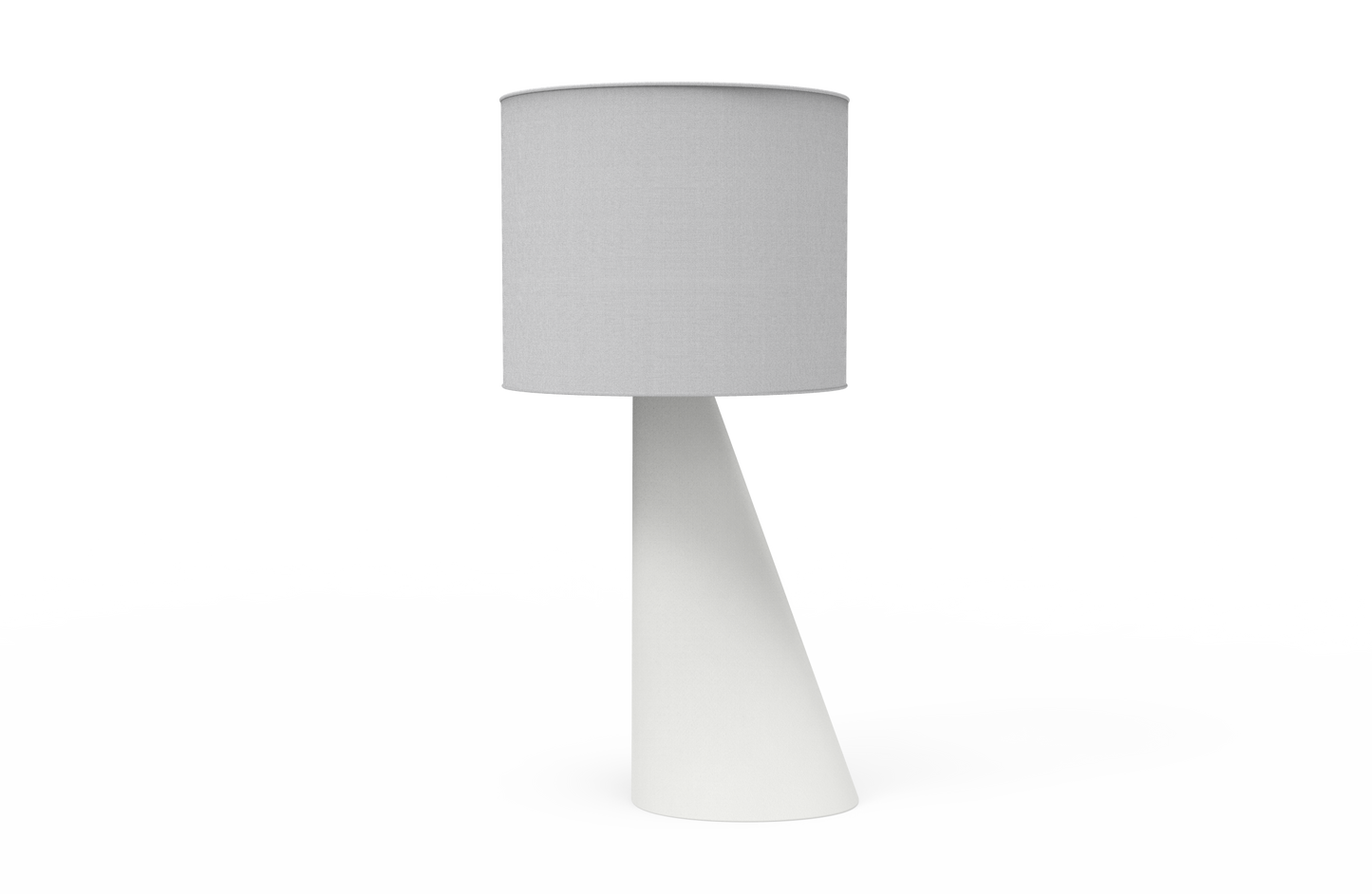 Right Angle - Lamp & Shade - Snow White