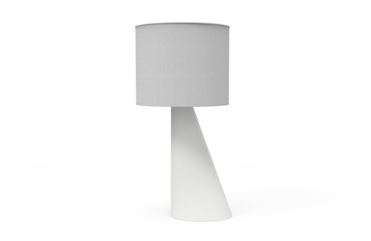 Right Angle - Lamp & Shade - Snow White